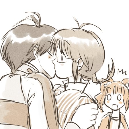 kikuchi makoto, takatsuki yayoi, and akizuki ritsuko (idolmaster and 1 more)