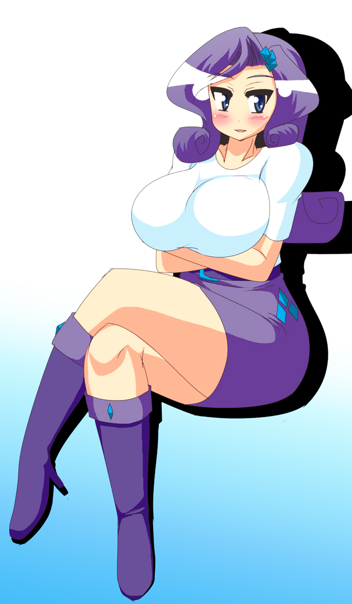 rarity (my little pony and 2 more) drawn by akasode_(tyaramu)