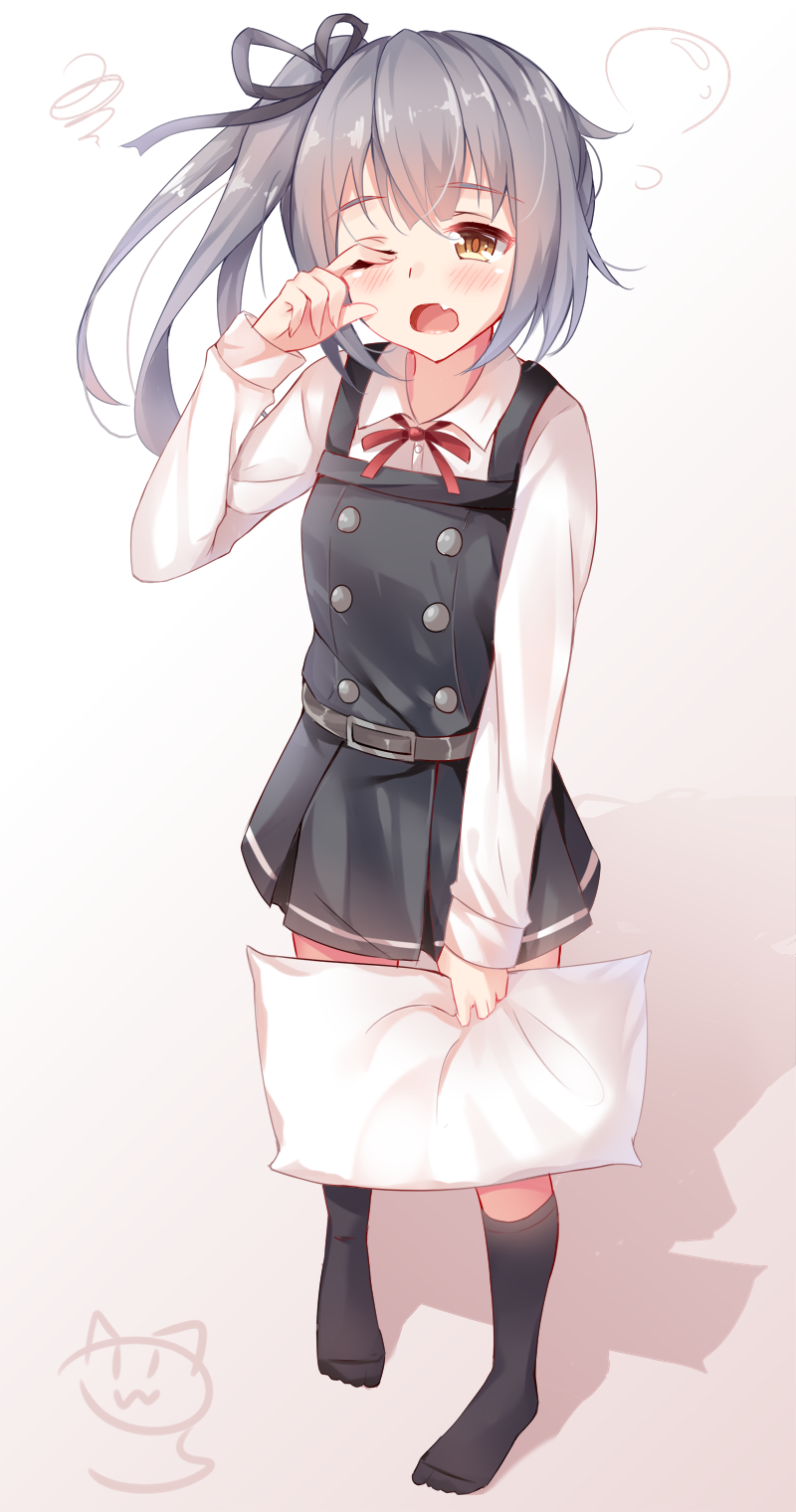 kasumi and kasumi kai ni (kantai collection) drawn by nahaki
