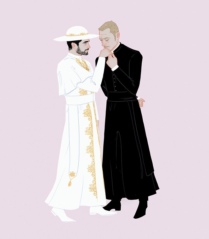 marcus keane and tomas ortega (the exorcist) drawn by weardes