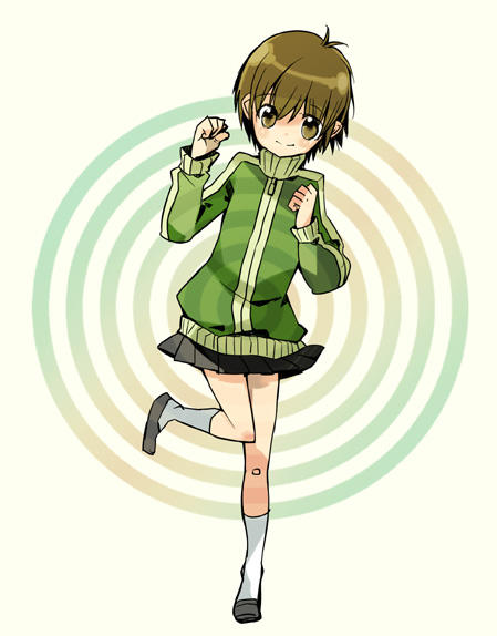 satonaka chie (persona and 1 more) drawn by takeshiko