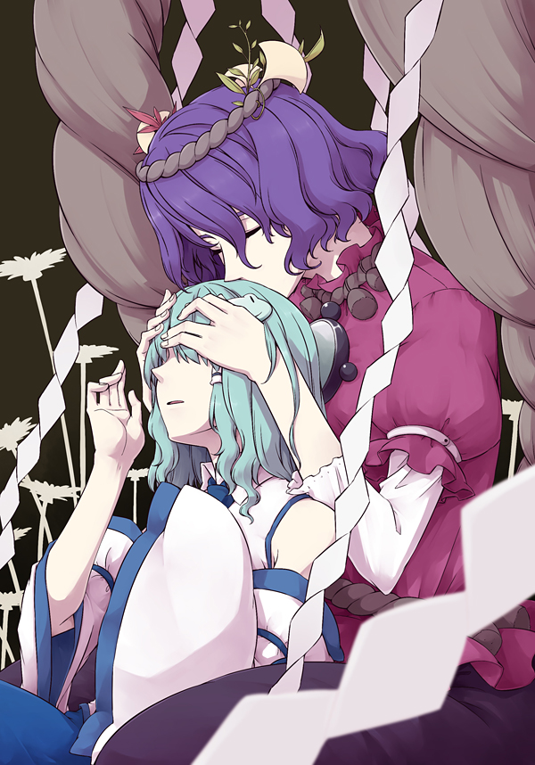 kochiya sanae and yasaka kanako (touhou) drawn by sakuraba_yuuki