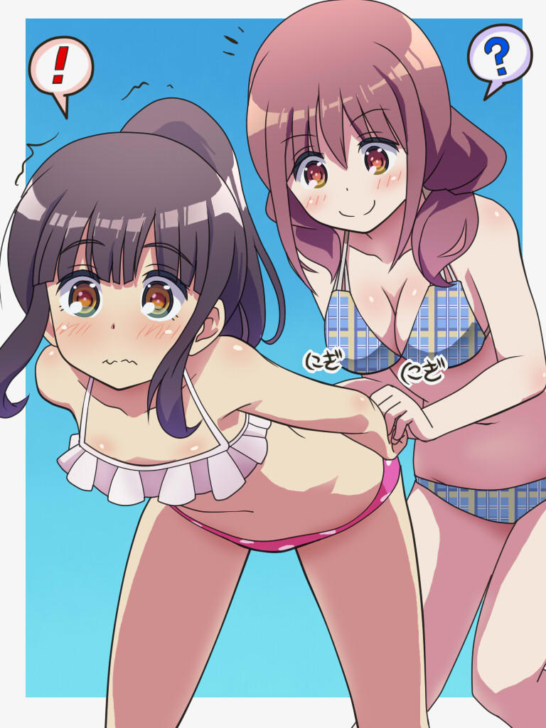 oozora haruka and higa kanata (harukana receive) drawn by awa