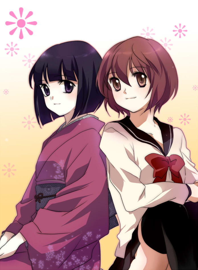 taniyama mai and hara masako (ghost hunt) drawn by bia