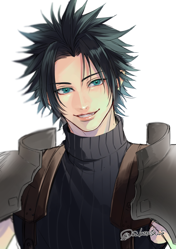 zack fair (final fantasy and 2 more) drawn by s_kouta_s