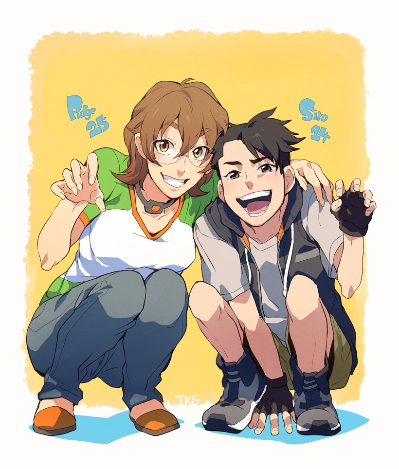 takashi shirogane and pidge gunderson (voltron and 1 more) drawn by t_k_g