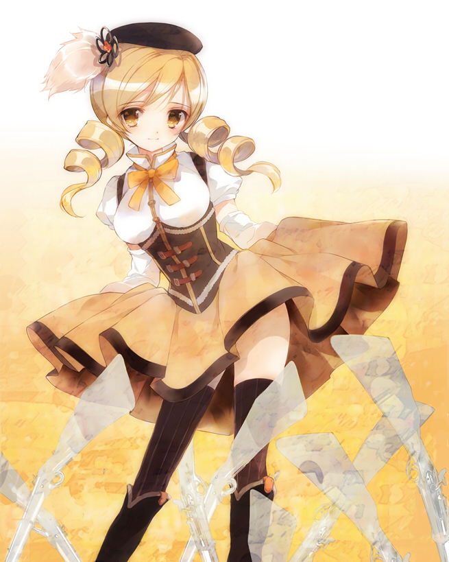 tomoe mami (mahou shoujo madoka magica) drawn by ni_(2shi)