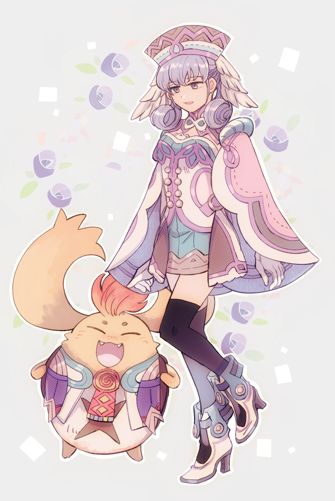 melia antiqua and riki (xenoblade chronicles and 1 more) drawn by sudachips