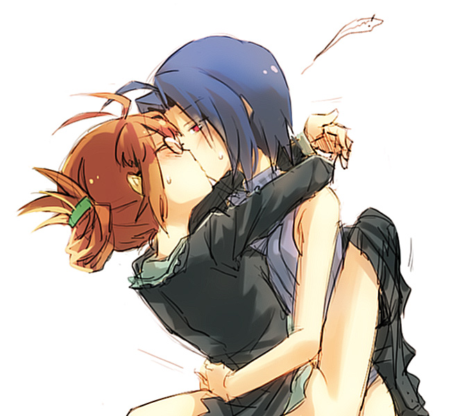 miura azusa and akizuki ritsuko (idolmaster) drawn by nightea