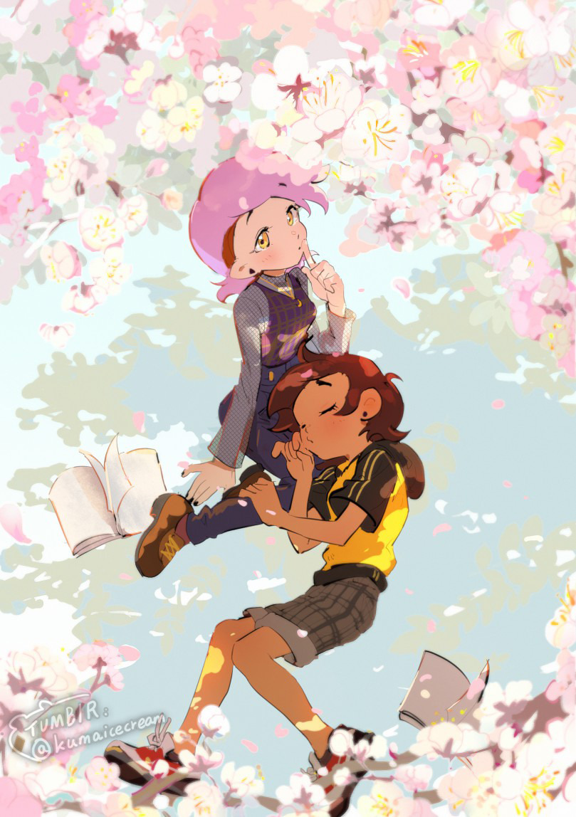 luz noceda and amity blight (the owl house) drawn by kuma20151225