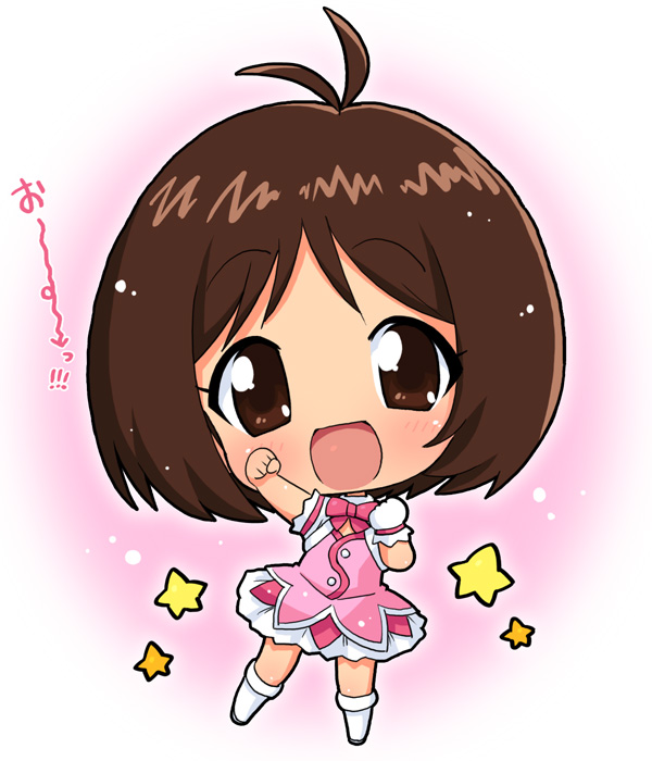 hidaka ai (idolmaster and 1 more) drawn by hahifuhe