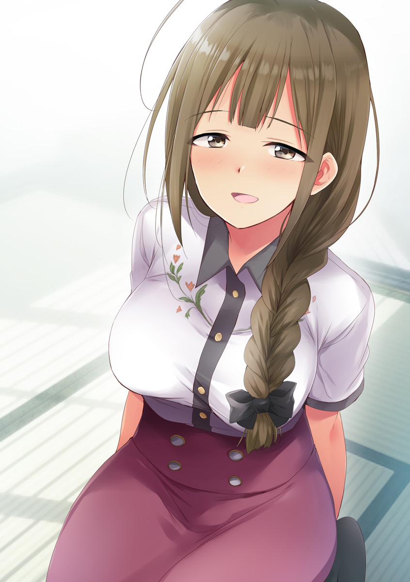kuwayama chiyuki (idolmaster and 1 more) drawn by kaiga