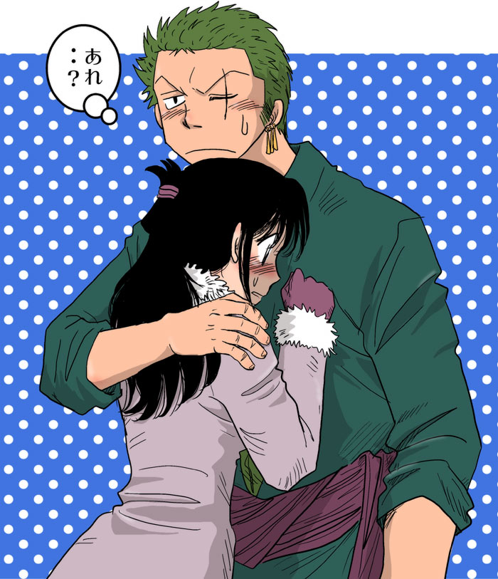 roronoa zoro and tashigi (one piece) drawn by susu_(hariai)