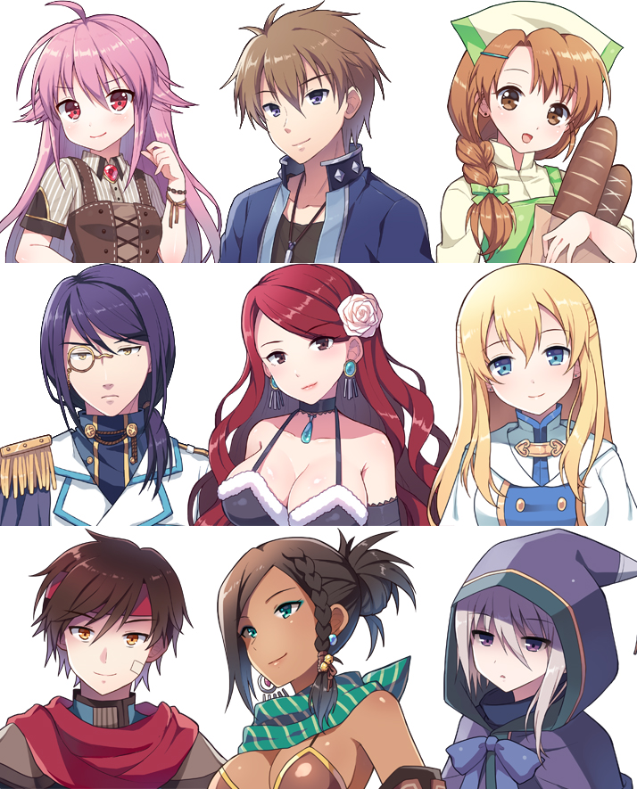 tirami, neet, piria, daisy, charlotte, and 4 more (potion maker) drawn by mauve