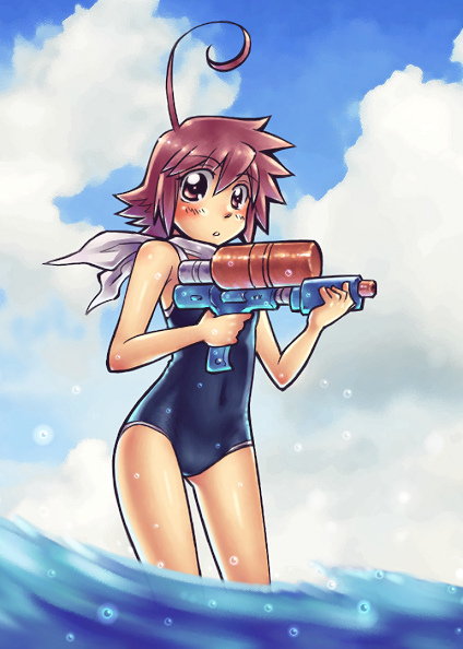 kurogane hayate (hayate x blade) drawn by yu_(uza)
