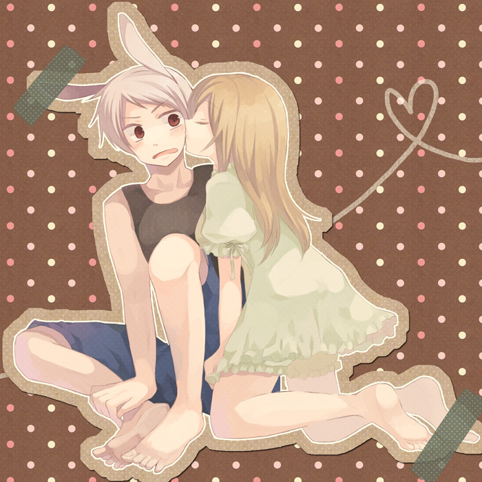 prussia and hungary (axis powers hetalia) drawn by odashi_(namiri)