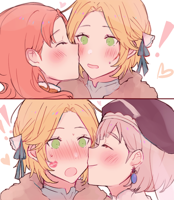 ingrid brandl galatea, mercedes von martritz, and annette fantine dominic (fire emblem and 1 more) drawn by kvlen