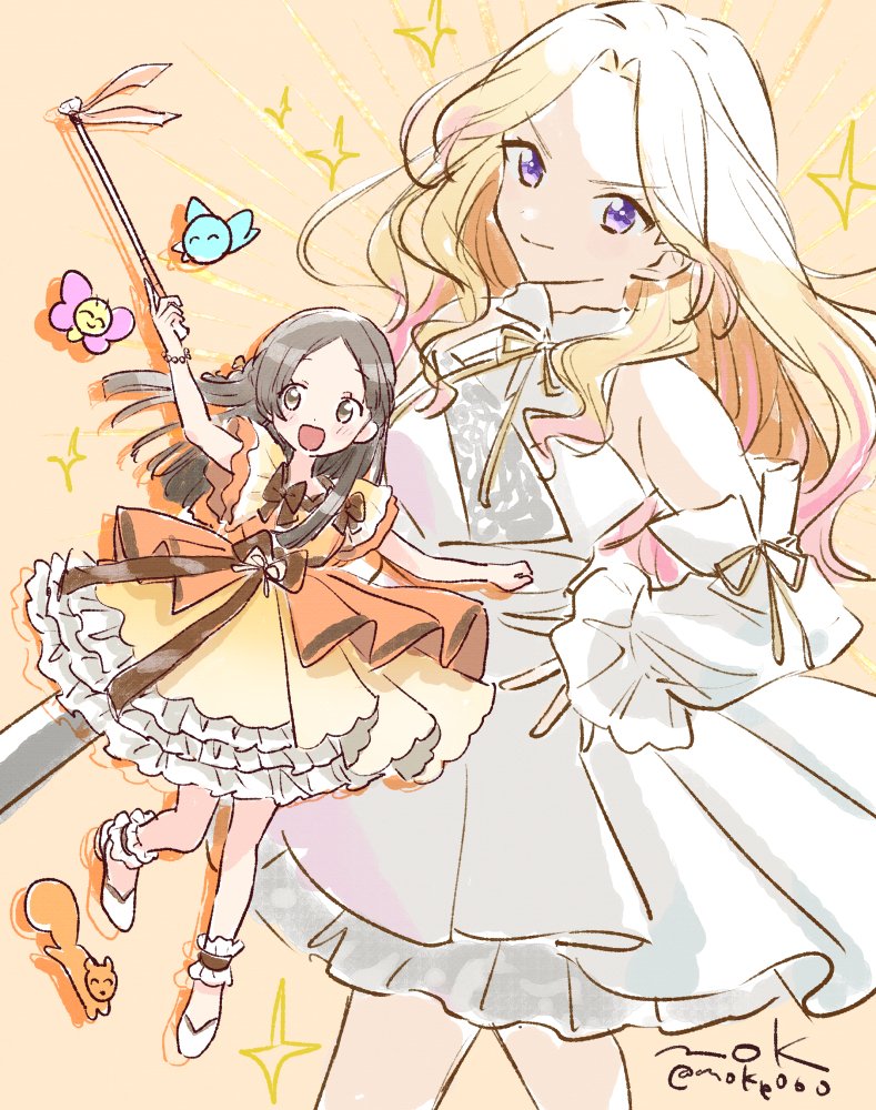 kuramoto china and juo sena (idolmaster and 1 more) drawn by mokeo