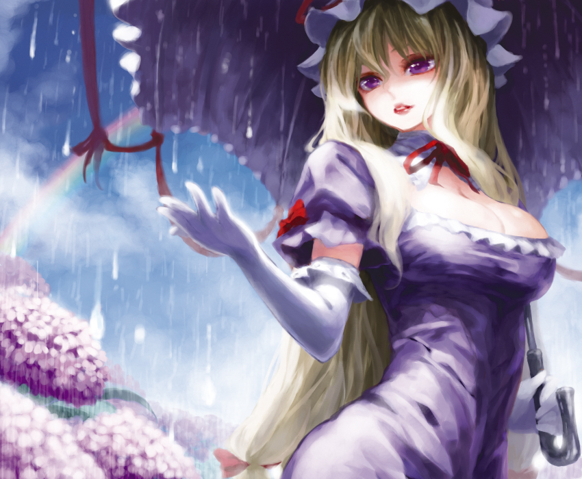 yakumo yukari (touhou) drawn by iseki_(kuroshura_no_tabiji)