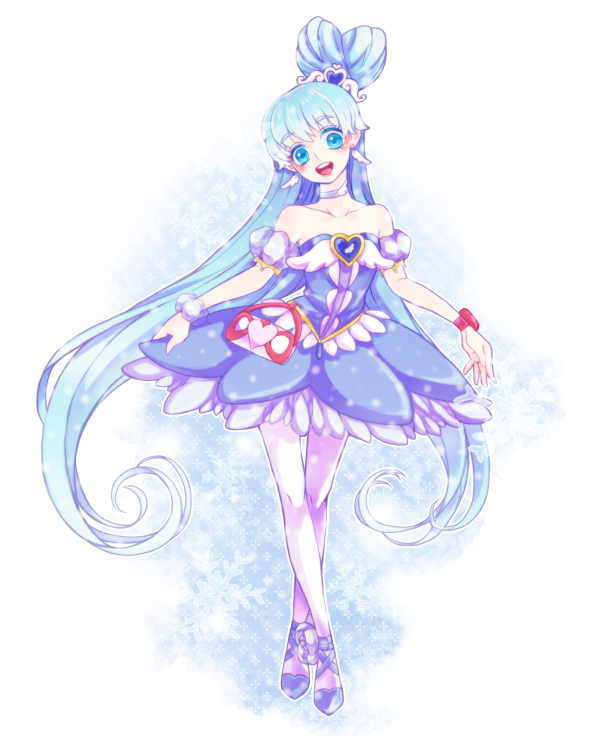 shirayuki hime and cure princess (precure and 1 more) drawn by arichel