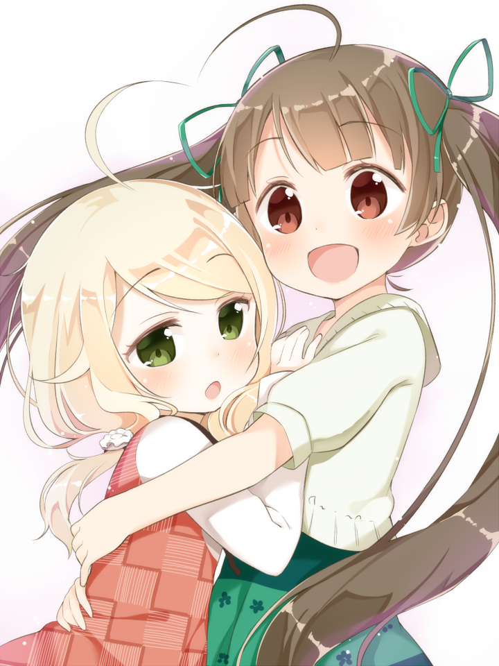 yusa kozue and hakozaki serika (idolmaster and 2 more) drawn by muku_(muku-coffee)