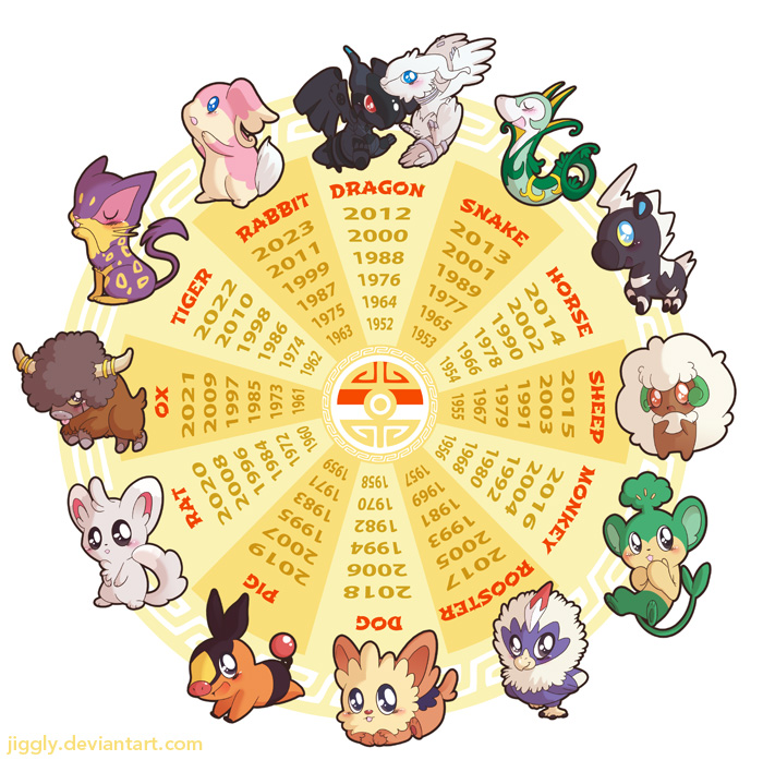 tepig, reshiram, serperior, whimsicott, minccino, and 8 more (pokemon) drawn by tina_pratt