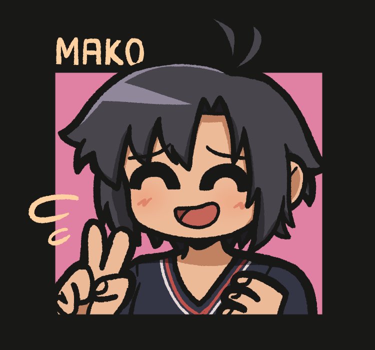 kikuchi makoto (idolmaster and 2 more) drawn by fis_(t83192933)