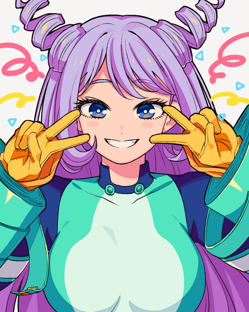 hado nejire (boku no hero academia) drawn by mommorua
