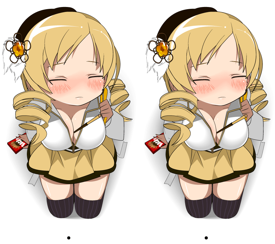 tomoe mami (mahou shoujo madoka magica) drawn by kuro_chairo_no_neko