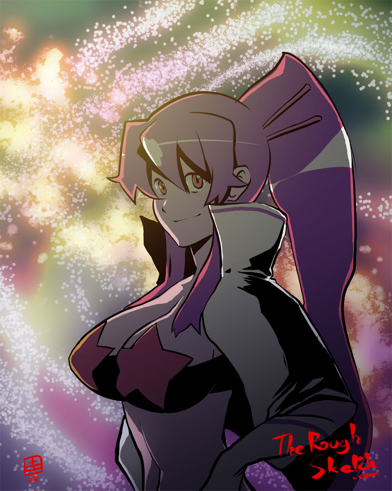 yoko littner and space yoko (tengen toppa gurren lagann) drawn by qiqo