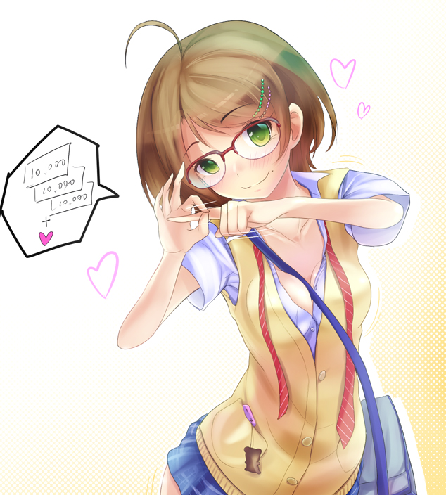 tsuchiya ako (idolmaster and 1 more) drawn by usurai
