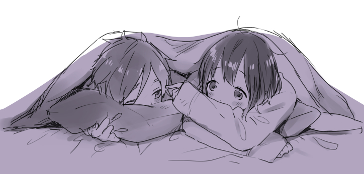 kitashirakawa tamako and ooji mochizou (tamako market) drawn by momose_(oqo)