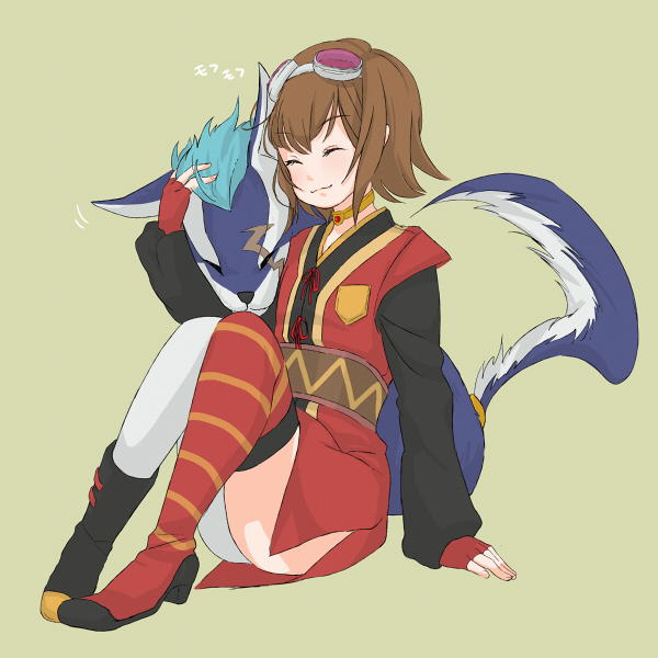 rita mordio and repede (tales of and 1 more) drawn by yasuu!
