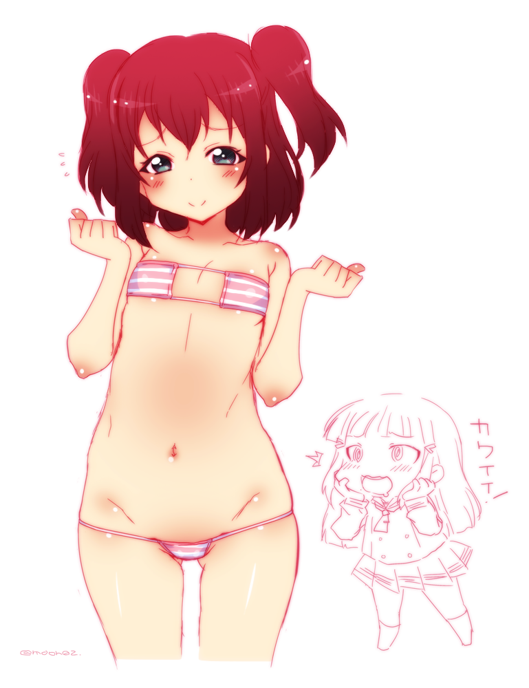 kurosawa dia and kurosawa ruby (love live! and 1 more) drawn by mudou_eichi