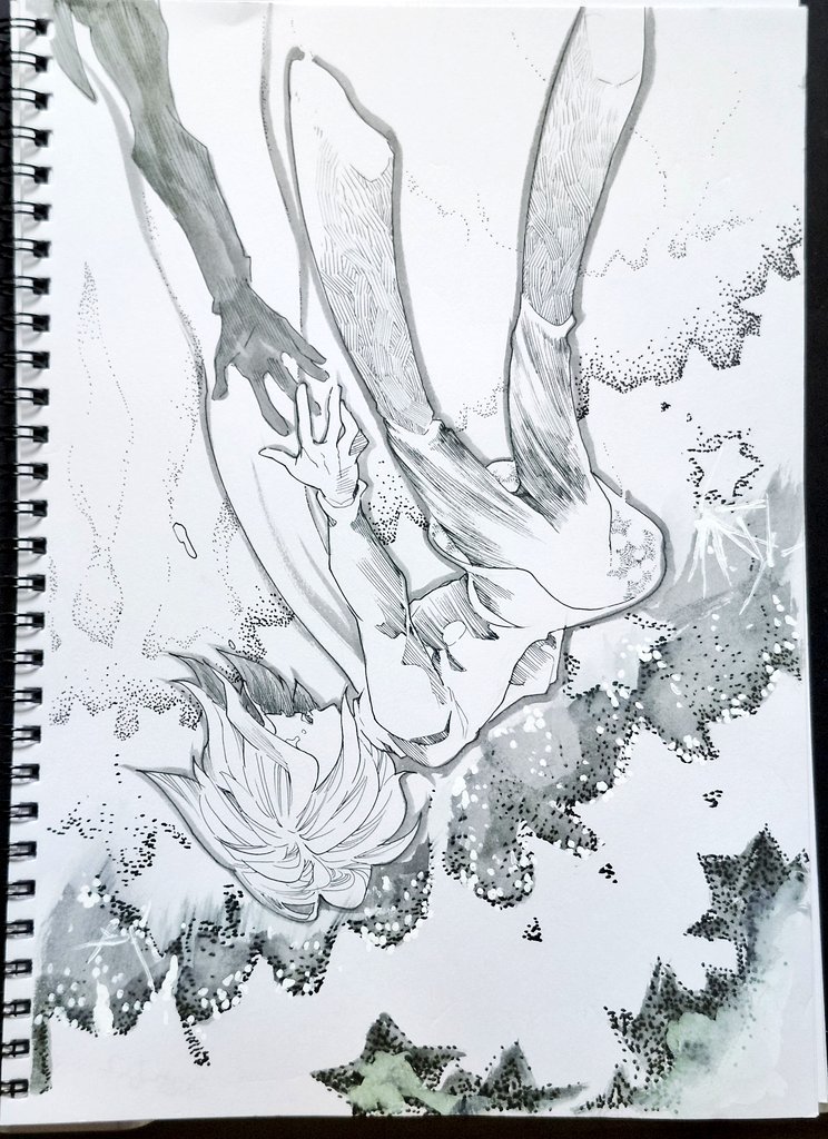shimamura joe and jet link (cyborg 009) drawn by webisu_(ebis1006)