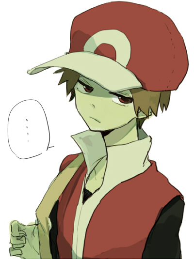 red (pokemon and 1 more) drawn by tomtomjm