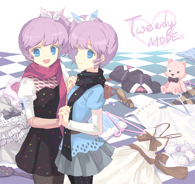 nina klatt and sehra klatt (djmax and 2 more) drawn by moai_(aoh)