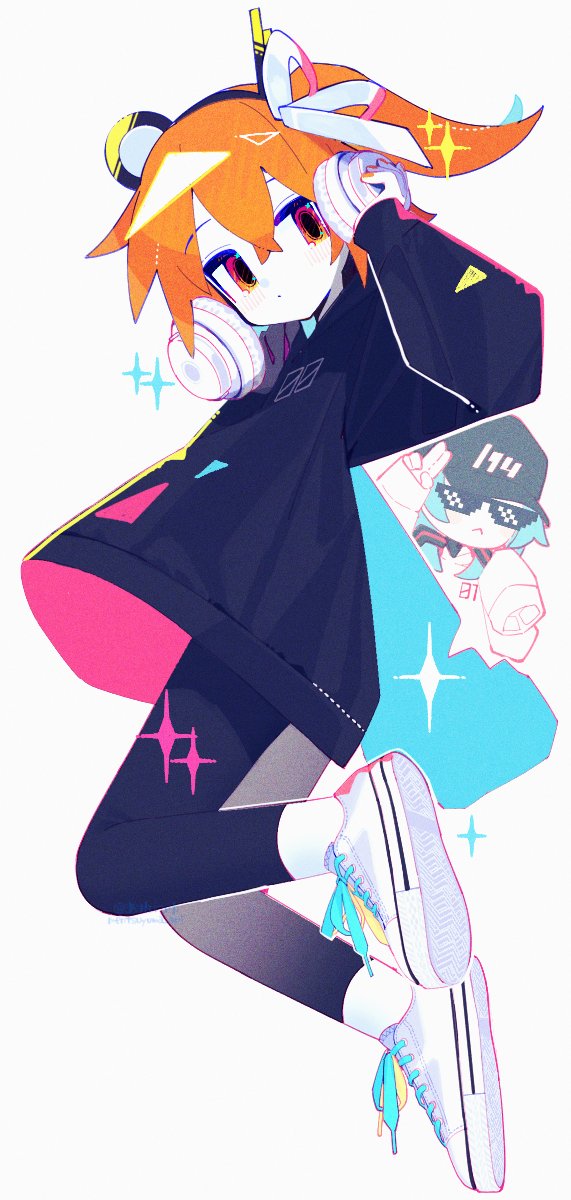 hatsune miku and adachi rei (vocaloid and 3 more) drawn by aoi_tsuyu