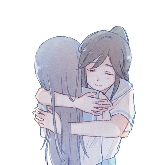 yoroizuka mizore and kasaki nozomi (hibike! euphonium and 1 more) drawn by 1kudamo1