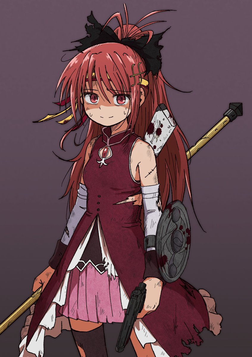 sakura kyoko (mahou shoujo madoka magica) drawn by okai_(pixiv6333)