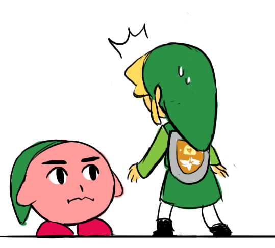 link, kirby, and toon link (the legend of zelda and 2 more)