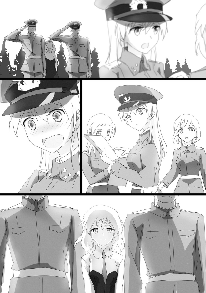 sanya v. litvyak and eila ilmatar juutilainen (world witches series and 1 more) drawn by kisetsu