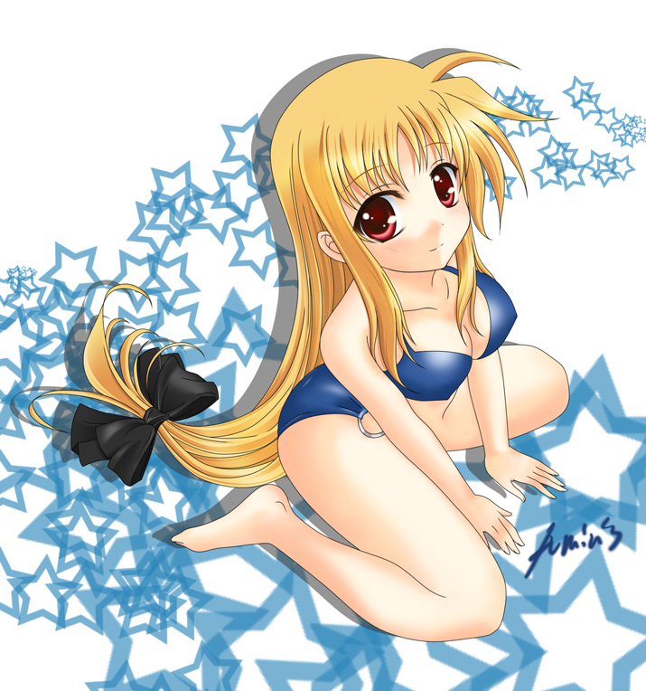 fate testarossa (lyrical nanoha and 1 more) drawn by amicis