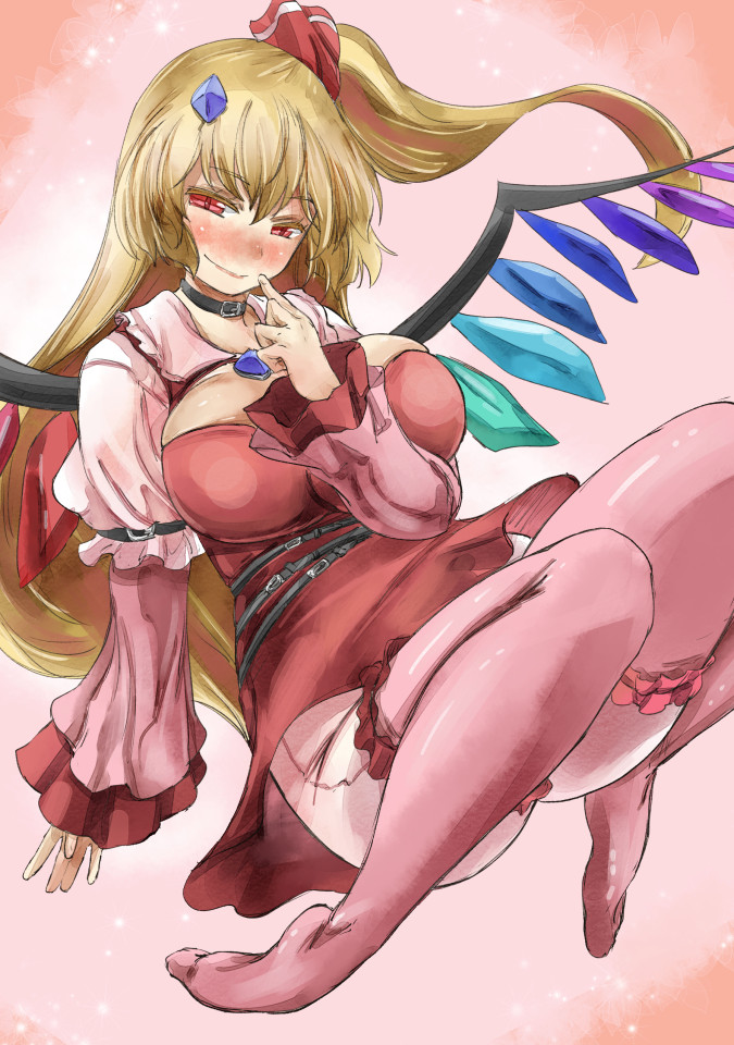 flandre scarlet (touhou) drawn by yohane