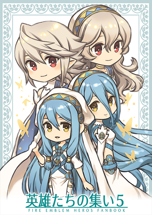 azura, female corrin, and male corrin (fire emblem and 2 more) drawn by komainu_nekotarou