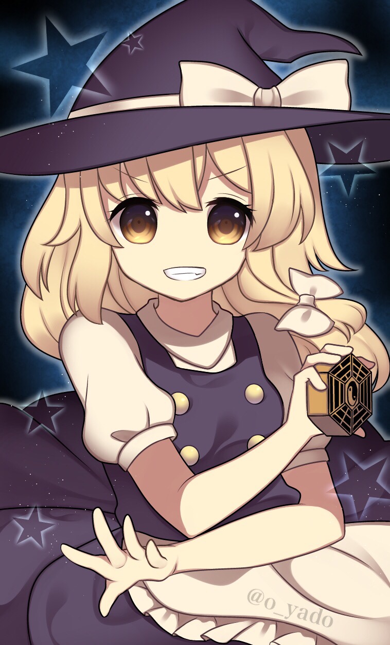 kirisame marisa (touhou and 1 more) drawn by yadoyuki