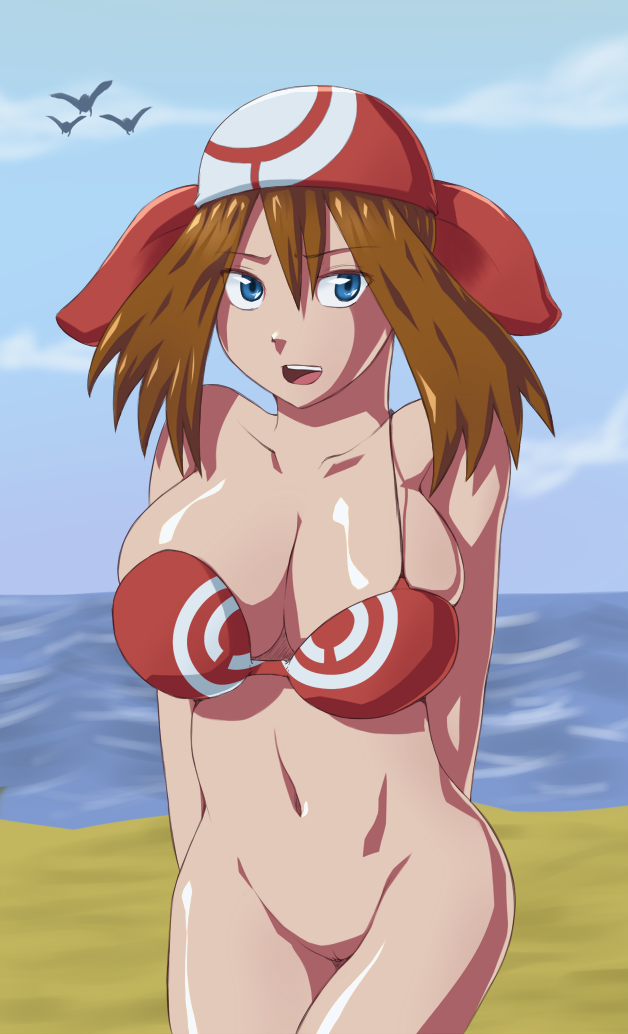 may (pokemon and 1 more) drawn by maydrawfag