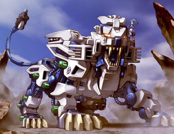 liger zero, midori, and liger blue souga (zoids and 1 more) drawn by mercy_rabbit