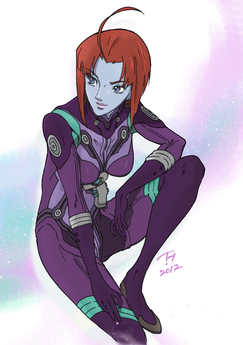 melda deitz (uchuu senkan yamato and 1 more) drawn by kujira_gunsou