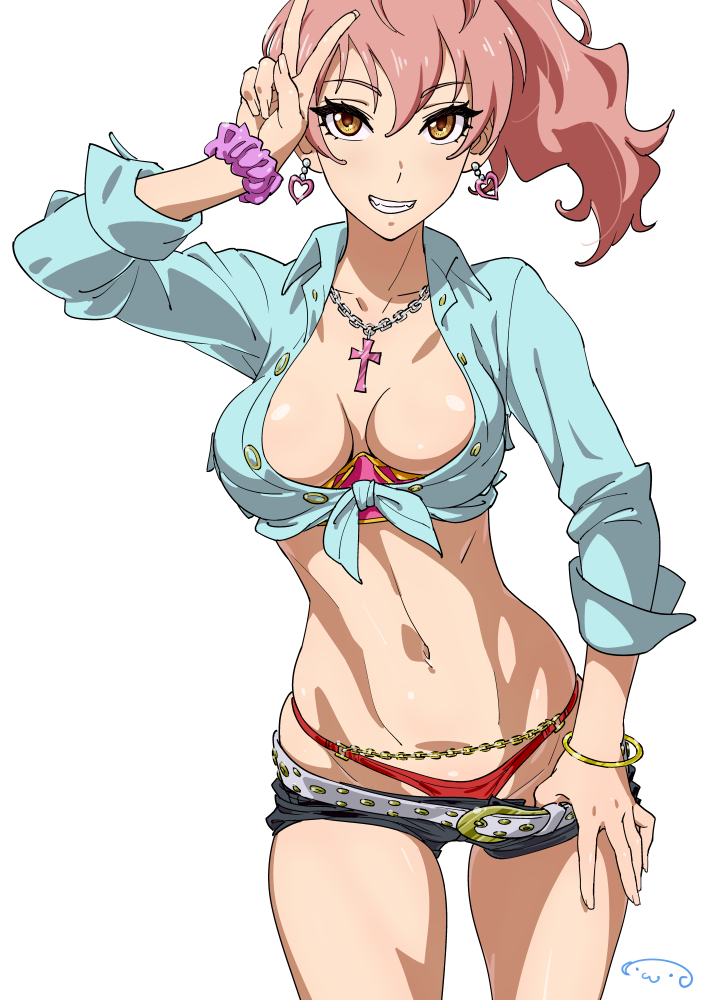 jougasaki mika (idolmaster and 1 more) drawn by suna_(sandworks)